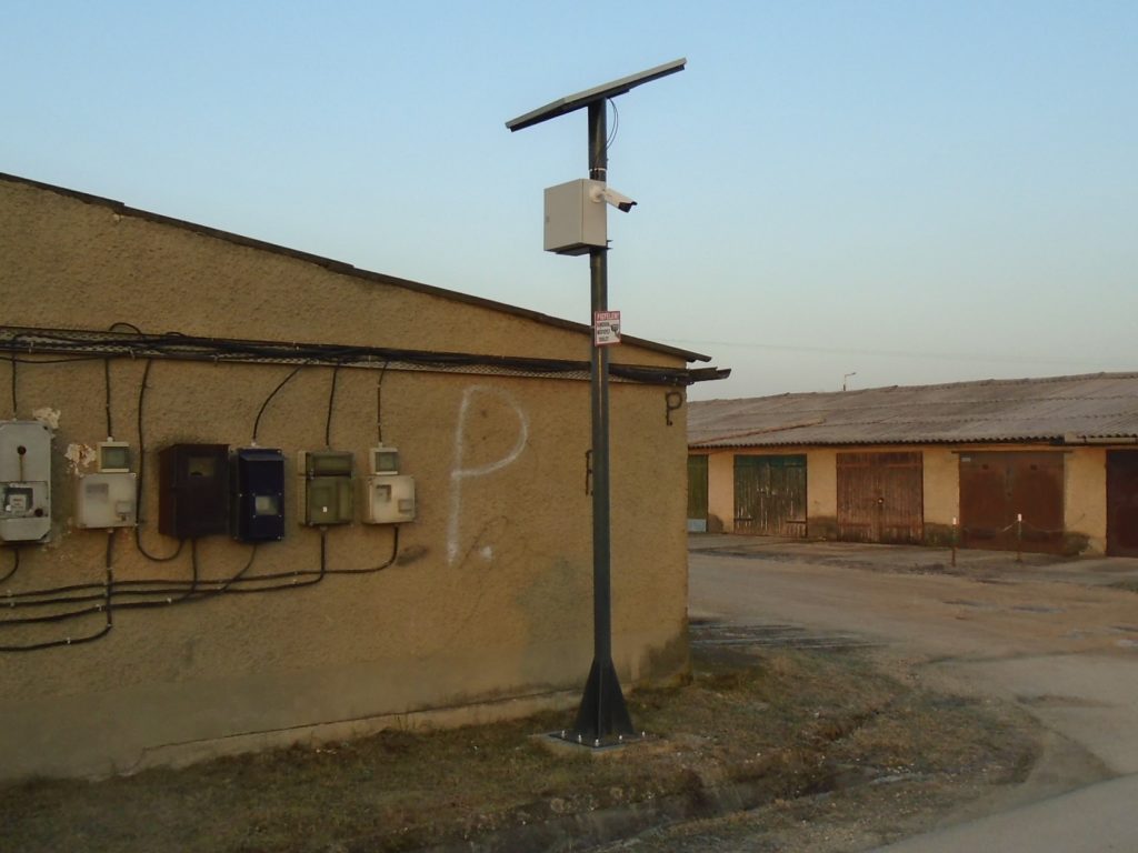 Mobil térfigyelő kamerás állomás